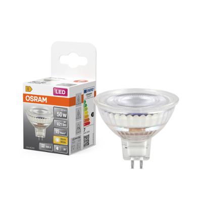 Ampoule LED Osram GU10 spot verre blanc froid équivalent 35W