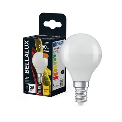 Ampoule LED Bellalux E14 goutte opale blanc chaud équivalent 40W