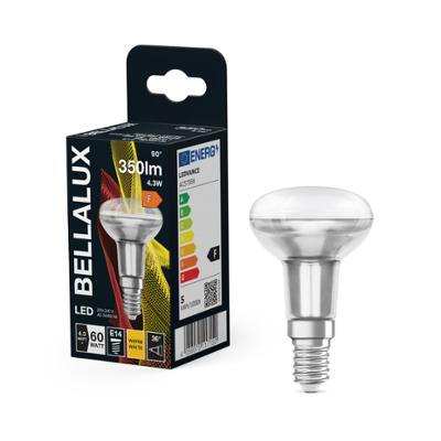 Ampoule LED Bellalux E14 spot réflecteur R50 dépoli blanc chaud équivalent 60W
