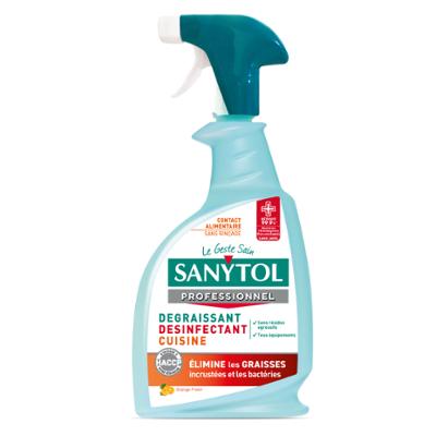 Flacon pulvérisateur Désinfectant Dégraissant Cuisine 750 ml