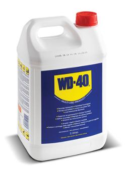 Produit Multifonction WD-40 bidon de 5L, dégrippant, lubrifiant et anti-corrosion pour entretien professionnel