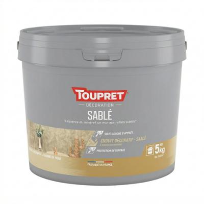 Enduit décoratif Le Sablé 5 kg pour murs intérieurs, effet sablé