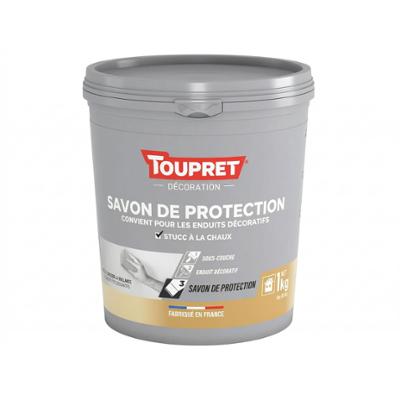 Savon de Protection 1 kg pour enduits décoratifs murs intérieurs, assure une finition durable