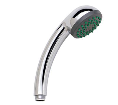 Douchette chromée Sélène 1 jet avec picots anticalcaire verts