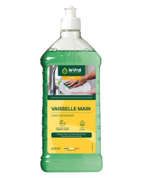 Flacon doseur liquide vaisselle main ultra concentré 1L levrai Pro
