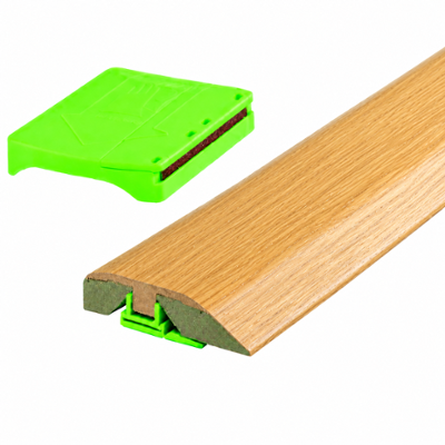 Barre de Seuil 3 en 1 Chêne Nature 40 mm