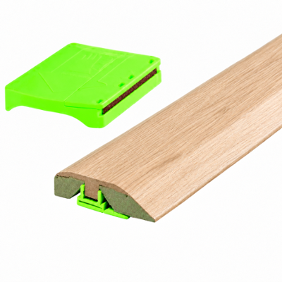 Barre de Seuil 3 en 1 Chêne Aube 40 mm