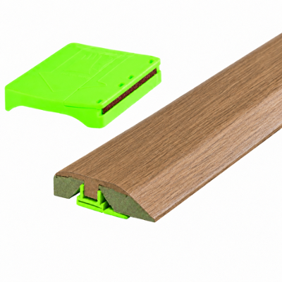 Barre de Seuil 3 en 1 Chêne Noisette 40 mm