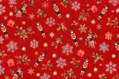 Nappe Petit Soldat Rouge en Polyester Motif
