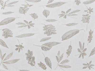 Nappe Thays Blanc en Polyester Motif