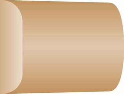 Chant plat brut en acier 20 x 5 mm, longueur 2.40 m
